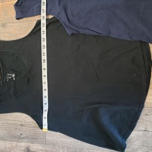 🍁A new day 2 Black/Navy Tanks